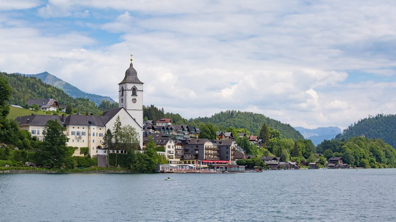 St. Wolfgang aan de Wolfgangsee in het Salzkammergut